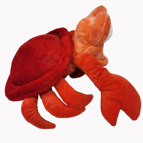 Disney The Little Mermaid Sebastian Plush 10" Red Orange Stuffed Toy Collectible - Picture 3 of 10